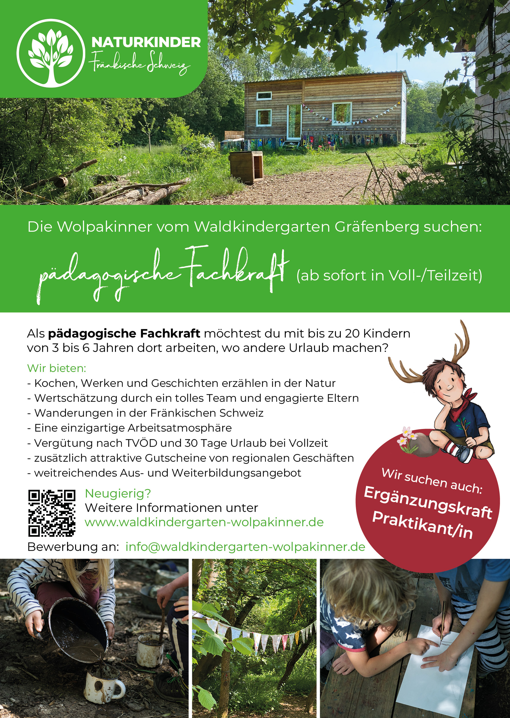 Waldkindergarten Job